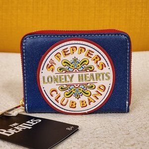Loungefly the Beatles Sgt. Peppers Lonely Hearts Club Band Zip Around Wallet NEW